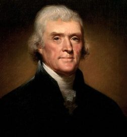 A portrait of a man with light hair and a friendly expression, dressed in 18th-century attire.